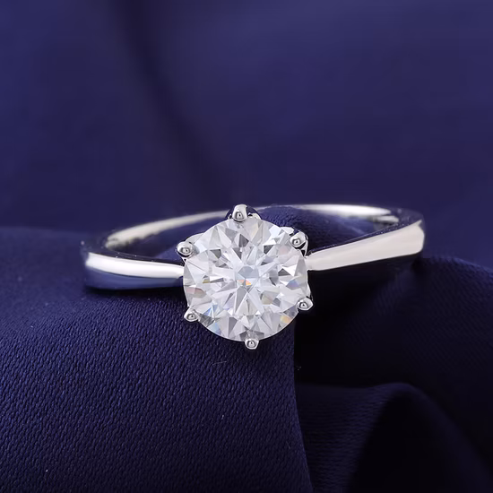 Engagement Ring with Pave Setting/Prong Setting in 925 Stering Silver/Small Pear Shaped Rings with Zicrons Diamond