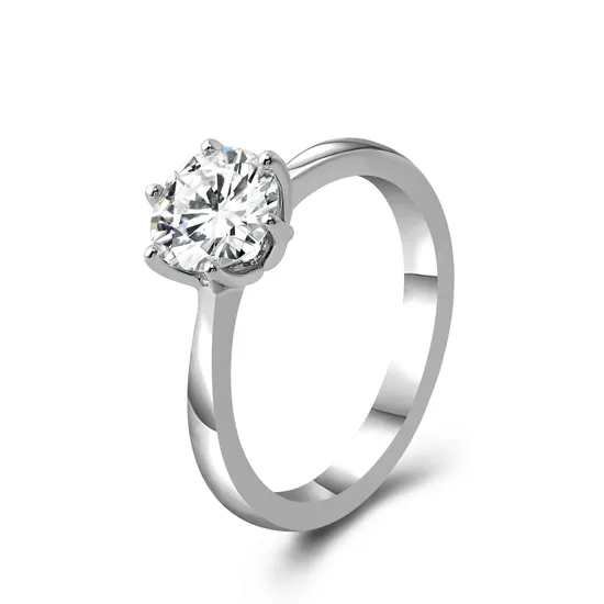 Engagement Ring with Pave Setting/Prong Setting in 925 Stering Silver/Small Pear Shaped Rings with Zicrons Diamond