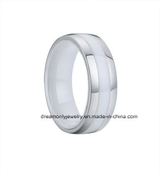 Модное стальное керамическое кольцо, высококачественные украшения для мужчин.