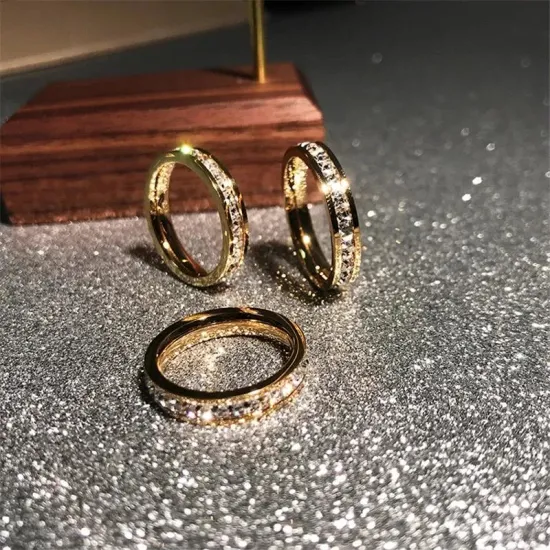 регулируемое кольцо в форме сердца с цирконом, 18-каратное золото
