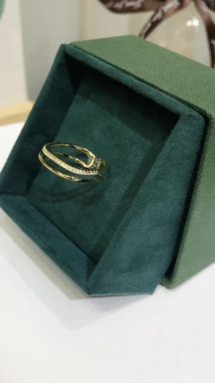 Набор зубцов, кольцо-обруч с CZ, ювелирное кольцо для пирсинга